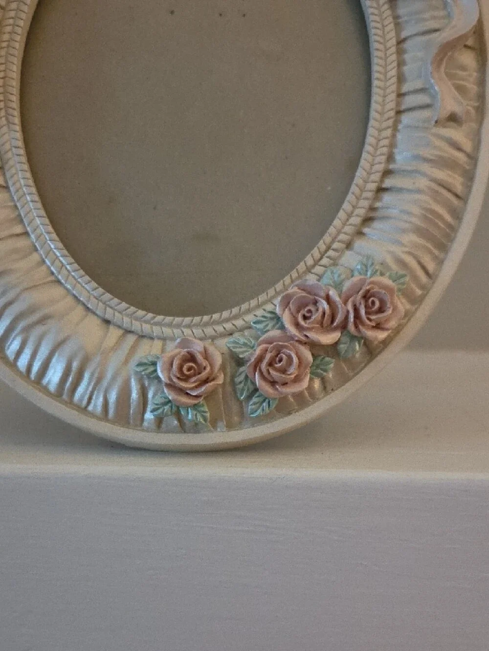 Ceramic Floral Photo Frame